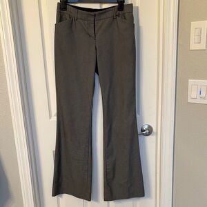 Express Editor Black and White Textured Dress pants